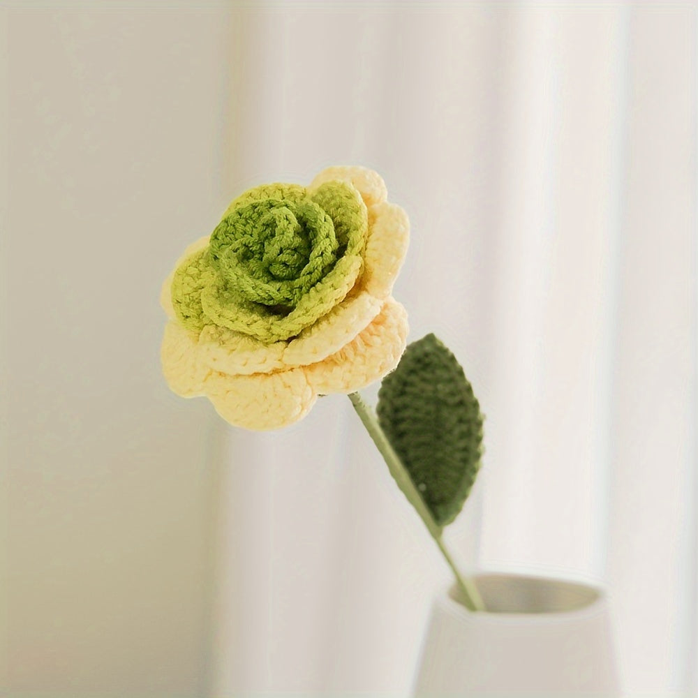 Knitted Rose