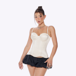 Image of Satin Corset Top