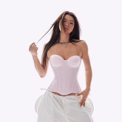 Image of Satin Corset Top