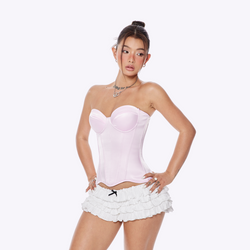 Image of Satin Corset Top