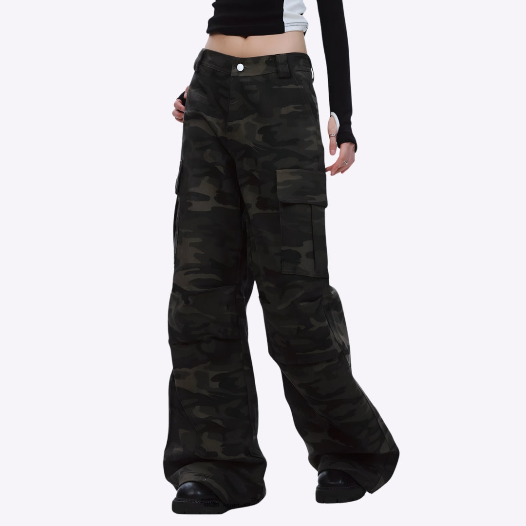 Camo Flare Cargos