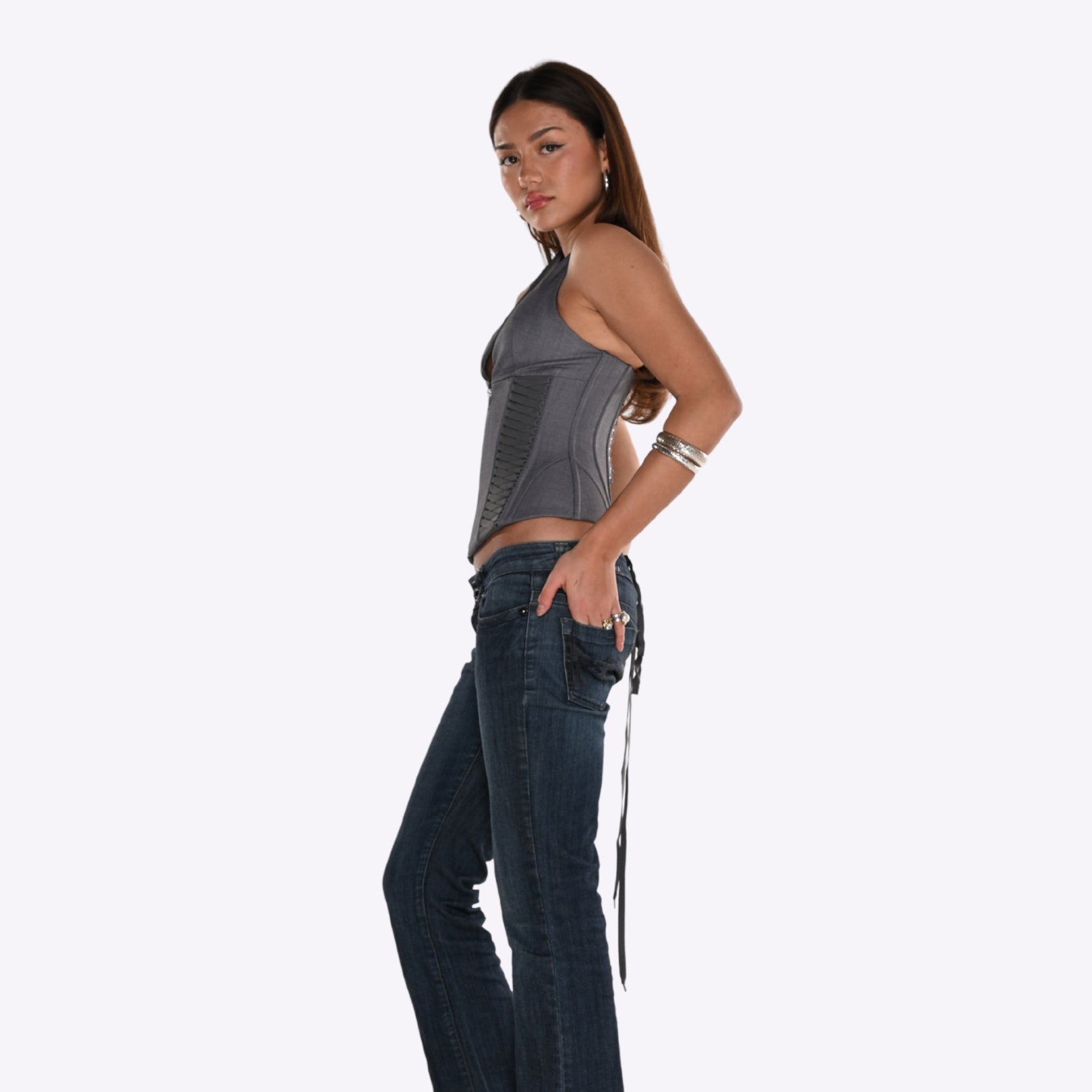 Image of Laced Corset Halter