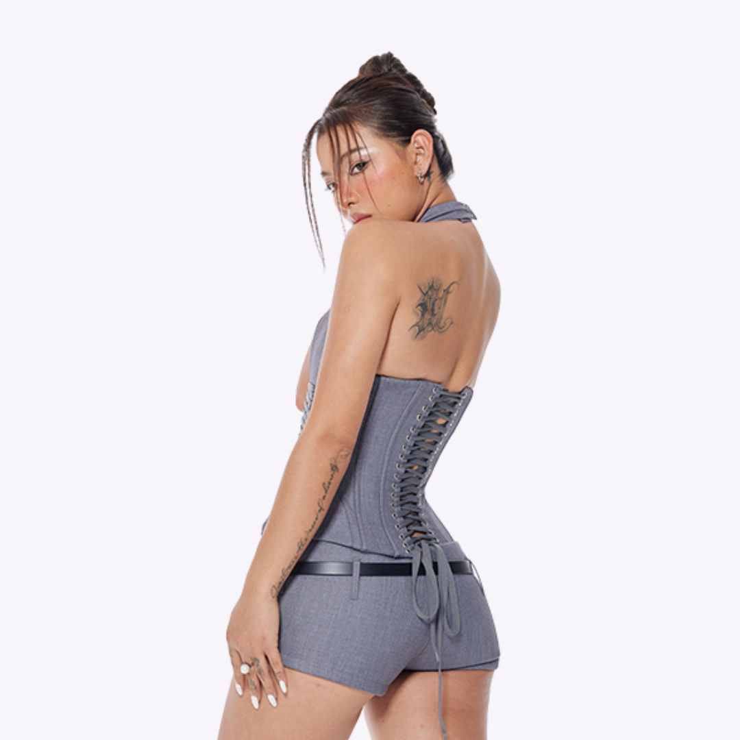 Image of Laced Corset Halter