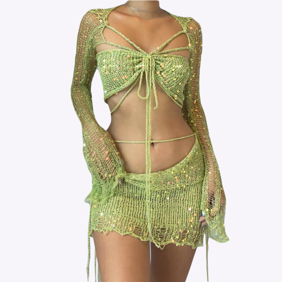 Butterfly Net Two Piece Set