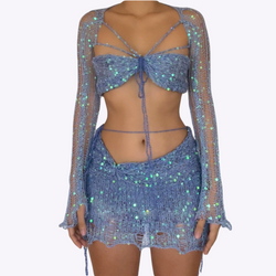 Image of Butterfly Net Two Piece Set