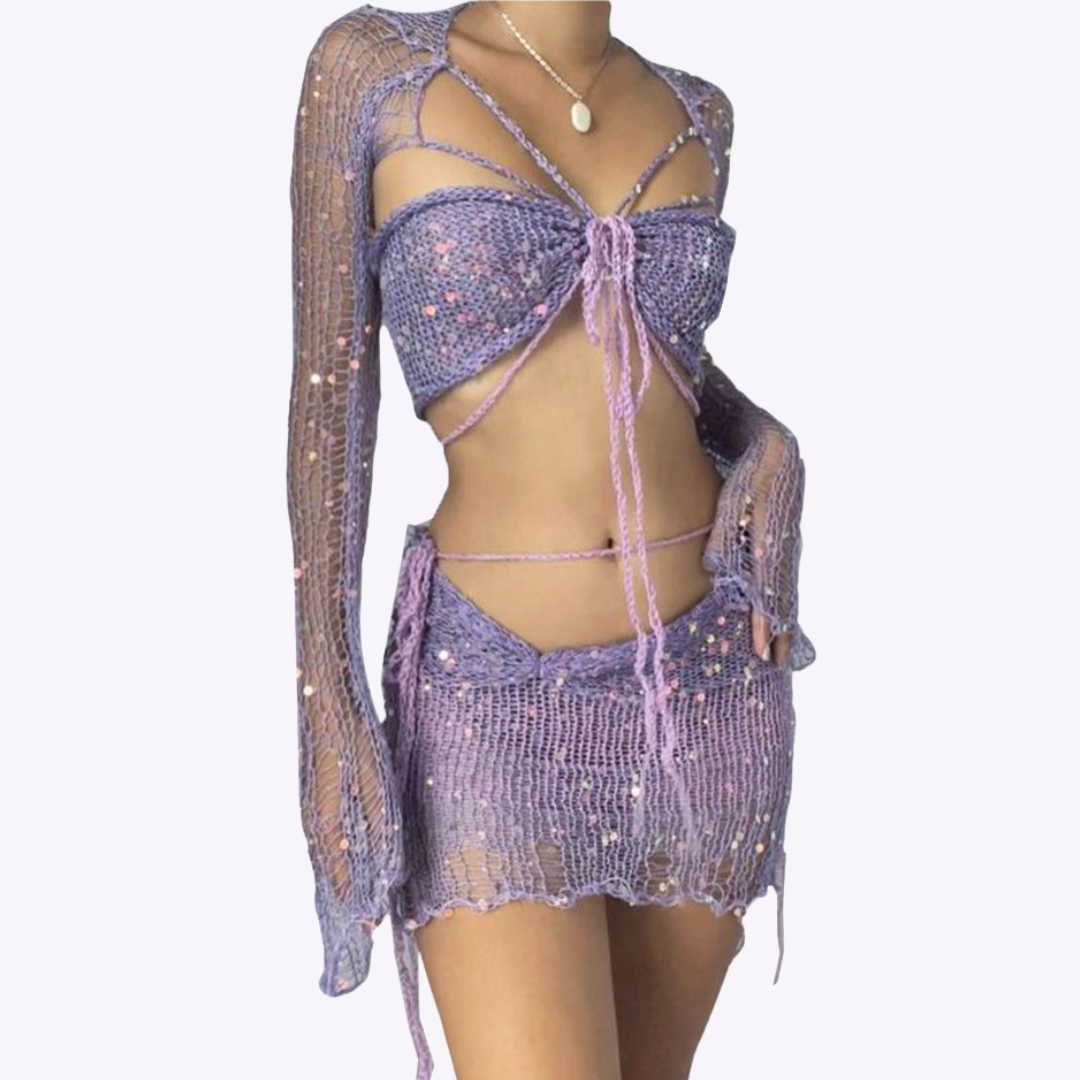 Butterfly Net Two Piece Set