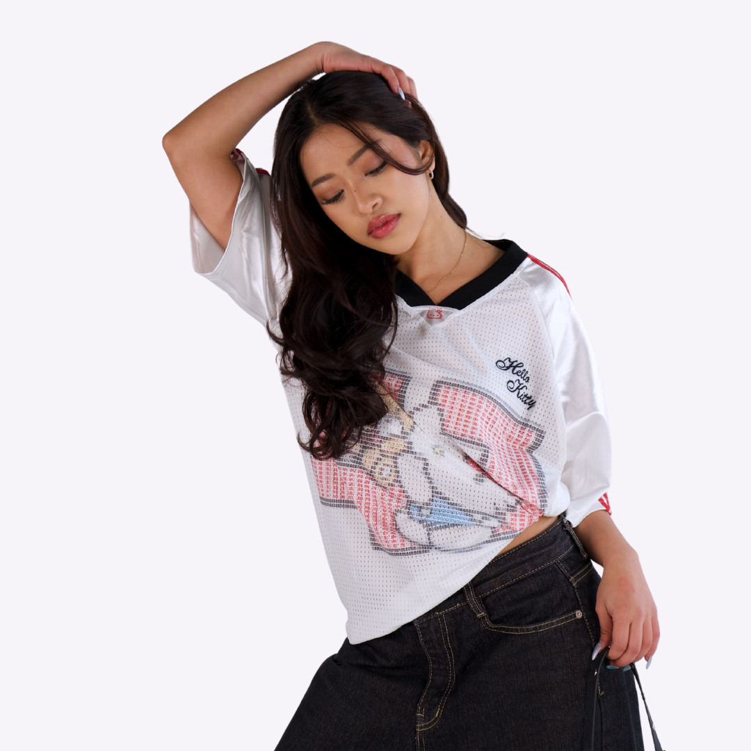 Image of Mesh Kitty Baseball Tee