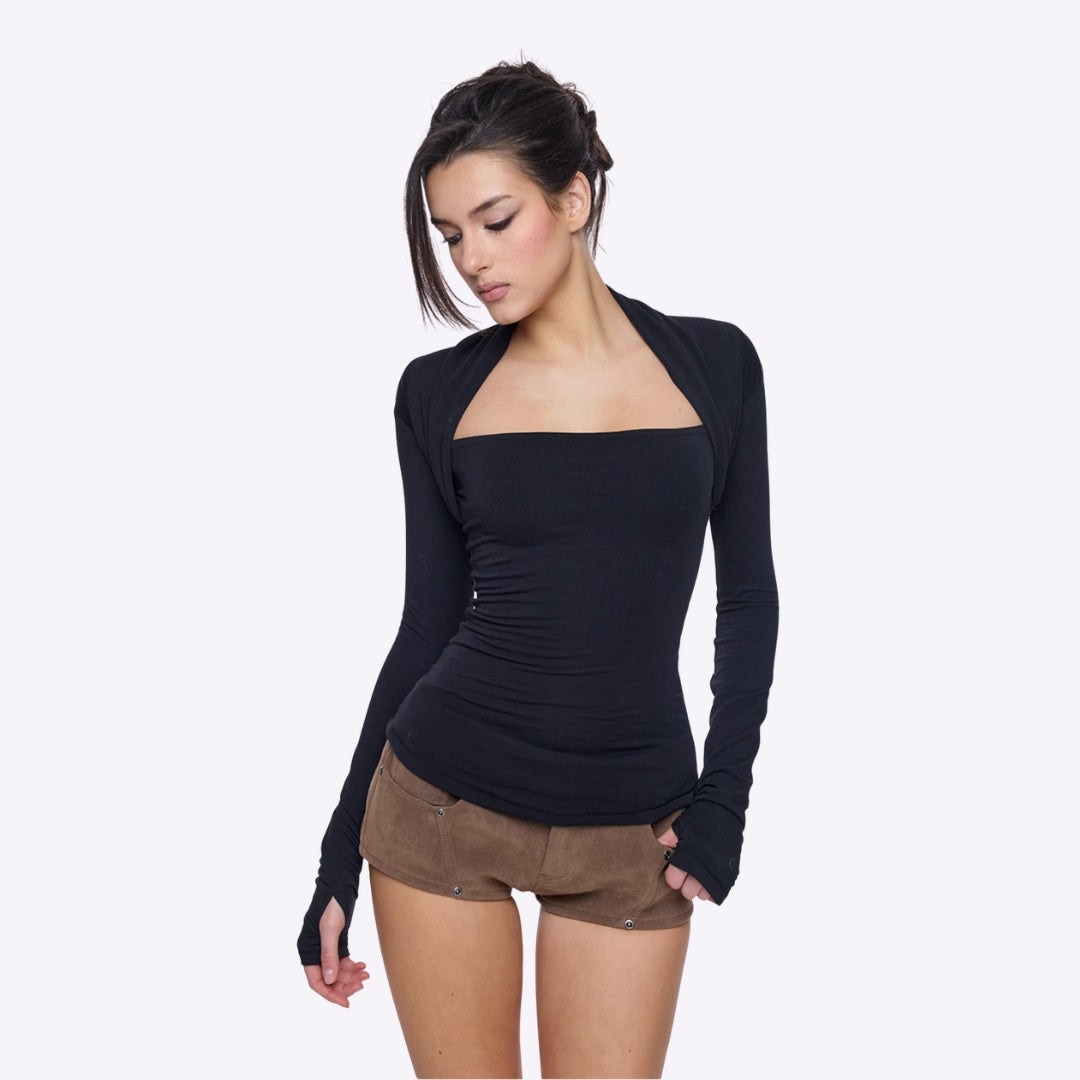 Ysara Fitted Long Sleeve Top