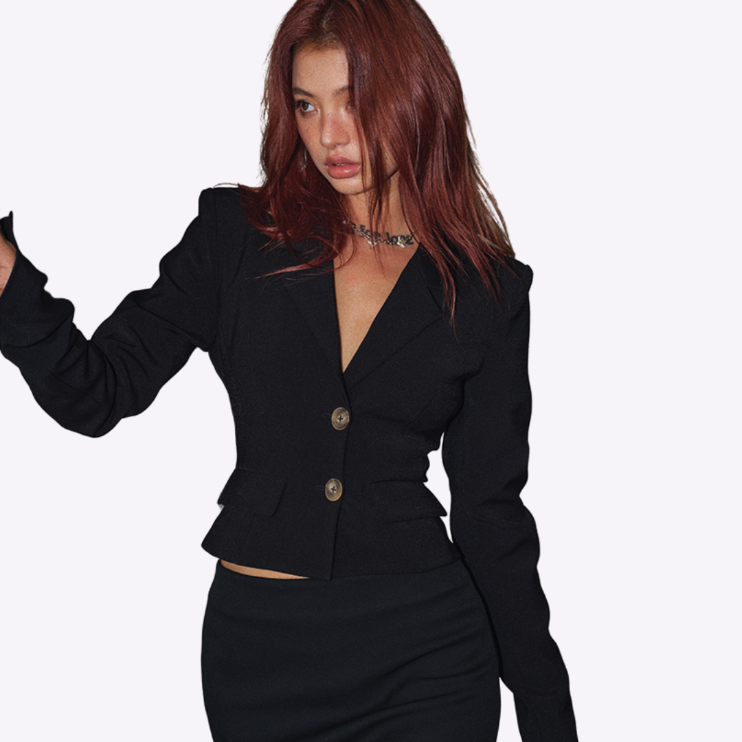 Image of Vela Cropped Blazer
