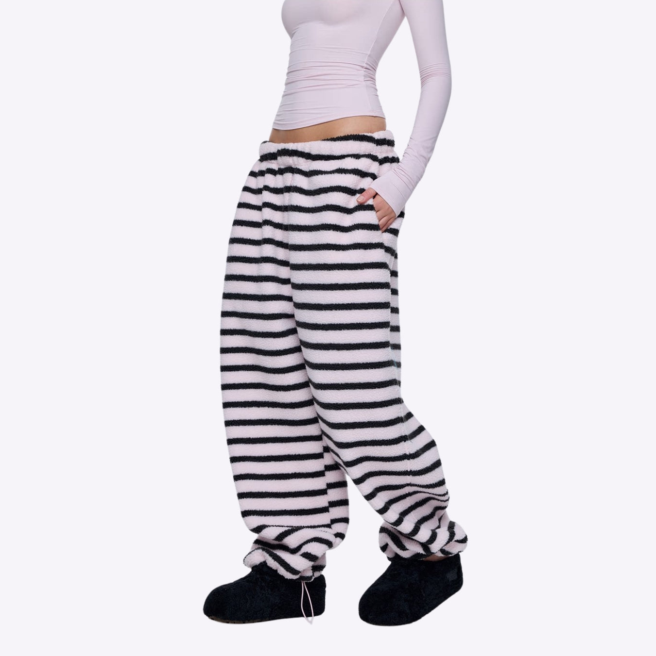 Bria Oversized Fleece Pants