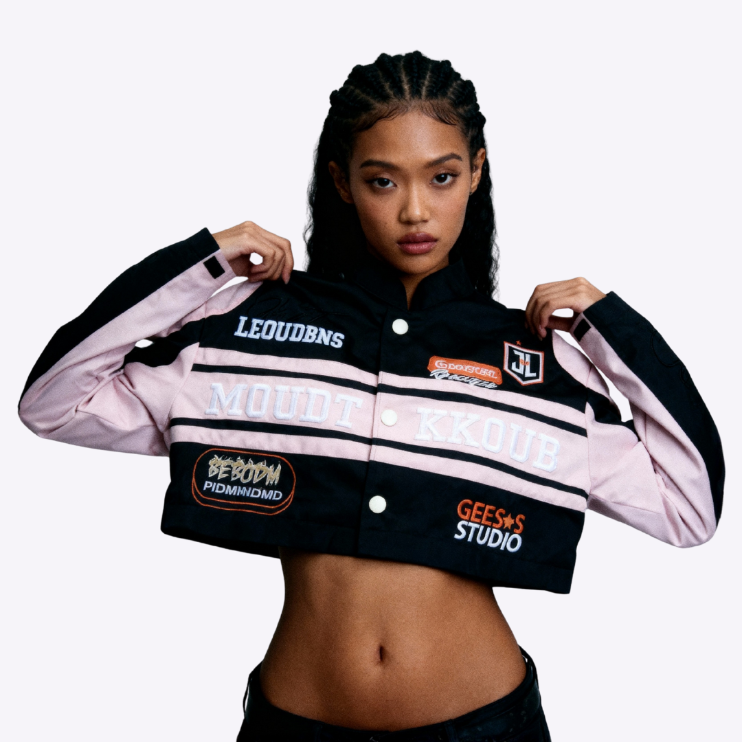 Detachable Varsity Racer Jacket