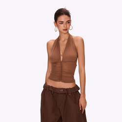 Image of Azure Halter Top