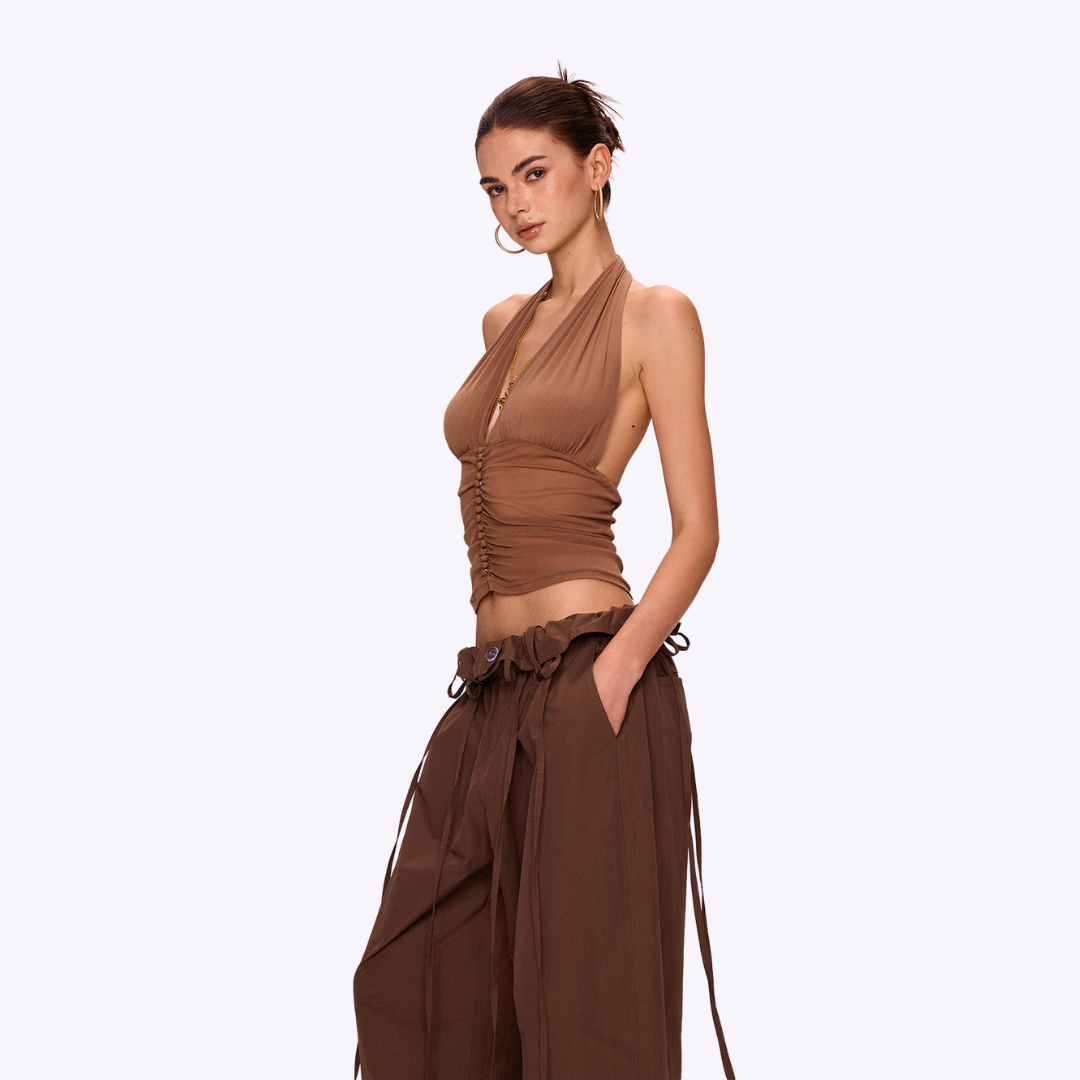 Image of Azure Halter Top