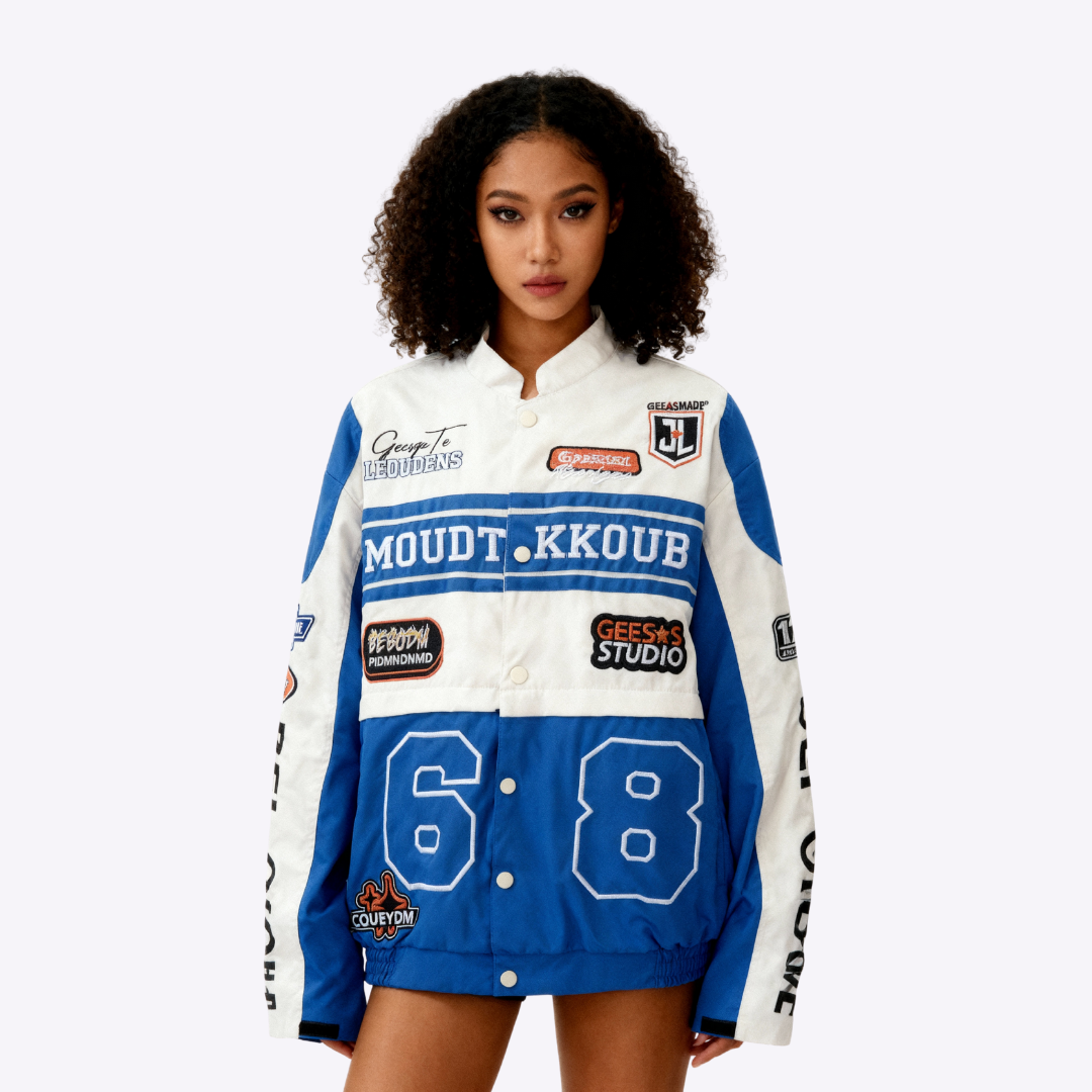 Image of Detachable Varsity Racer Jacket