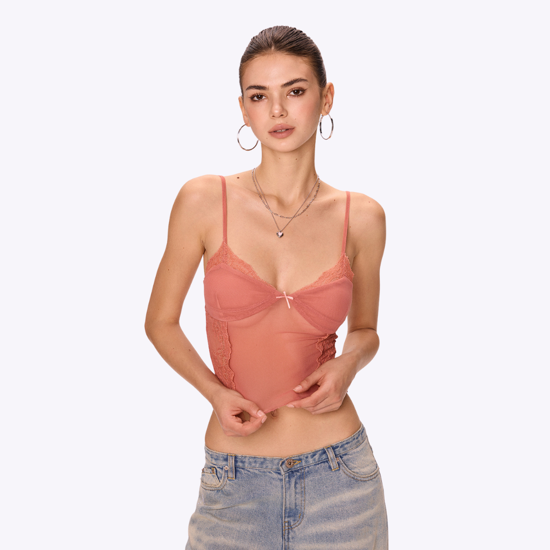 Peach Mirage Top