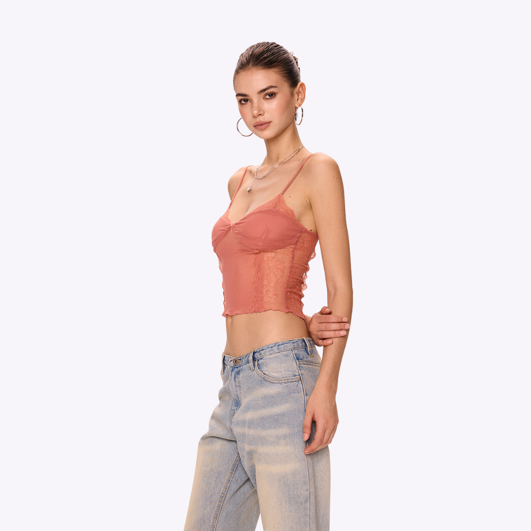 Image of Peach Mirage Top