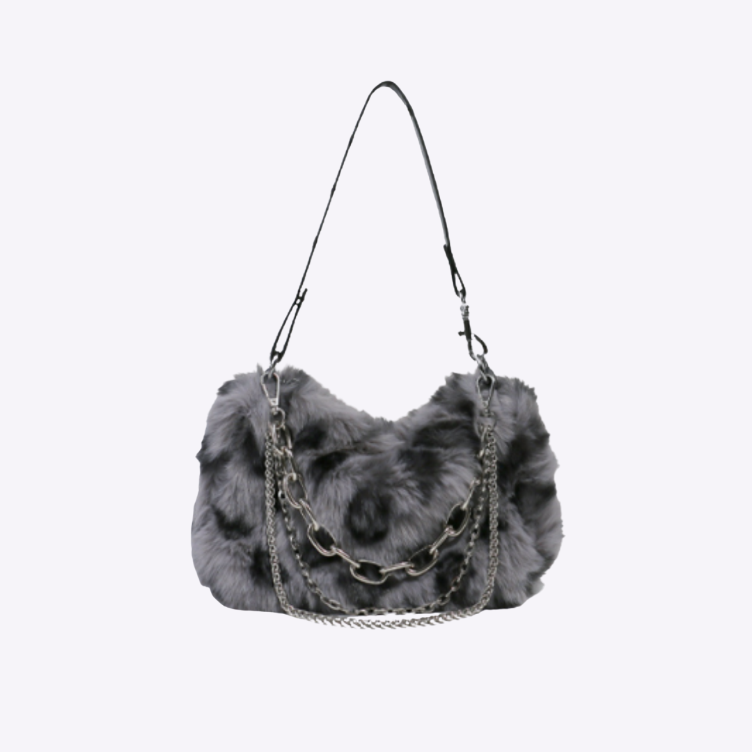 Image of Faux Fur Handbag