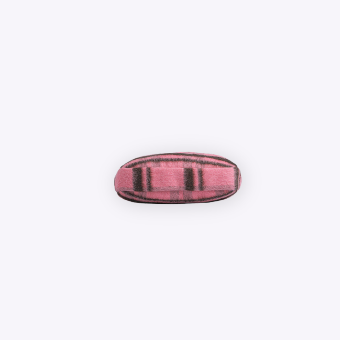 Pink Chequered Shoulder Bag