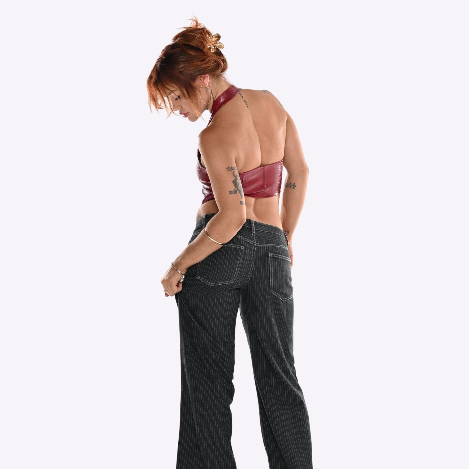 Image of Matsura Lace-Up Halter