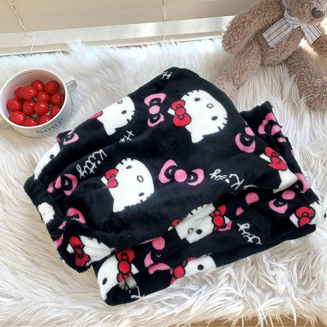 Hello Kitty Black/Pink Pyjama Pants