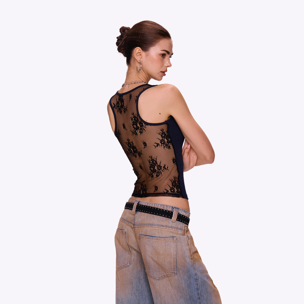 Dark Romance Lace Tank