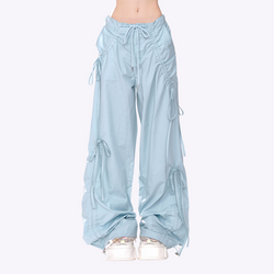 Image of Drawstring Parachute Pants