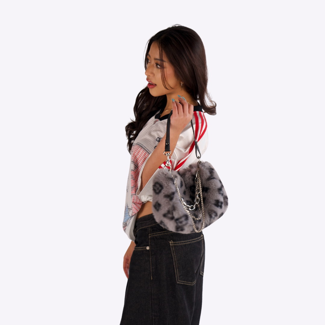 Image of Faux Fur Handbag
