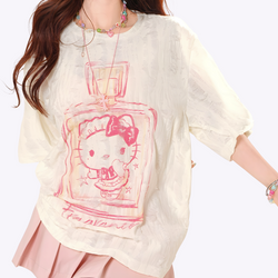 Image of Oversized Kitty Fragrance Tee