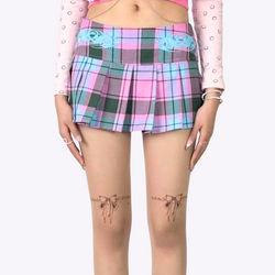 Image of Candy Plaid Skirt