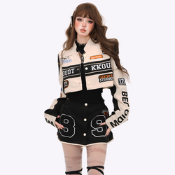 Image of Detachable Racer Varsity Jacket