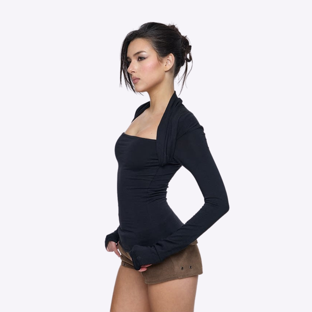 Ysara Fitted Long Sleeve Top
