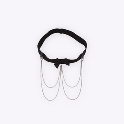 Image of Midnight Bow Thigh Chain