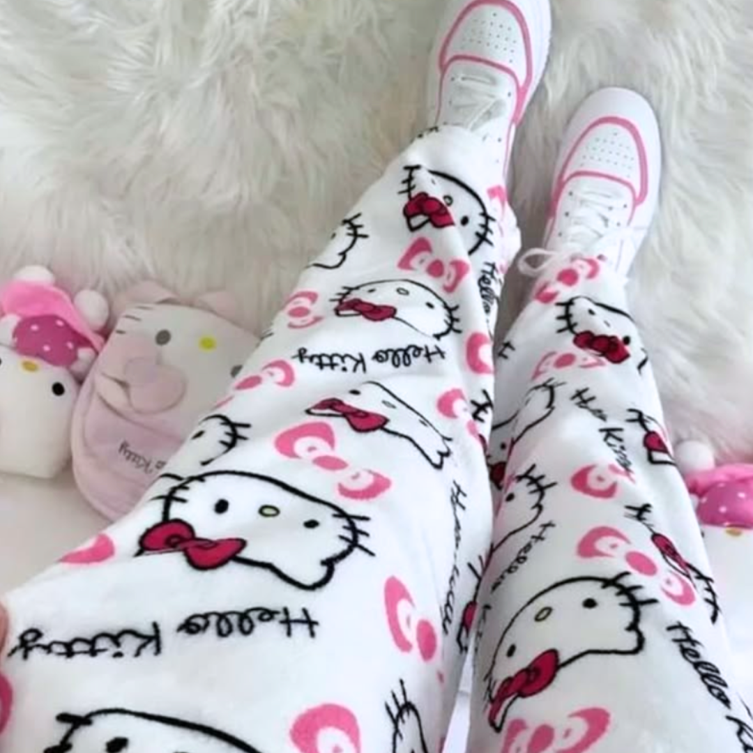 Hello Kitty White Pyjama Pants