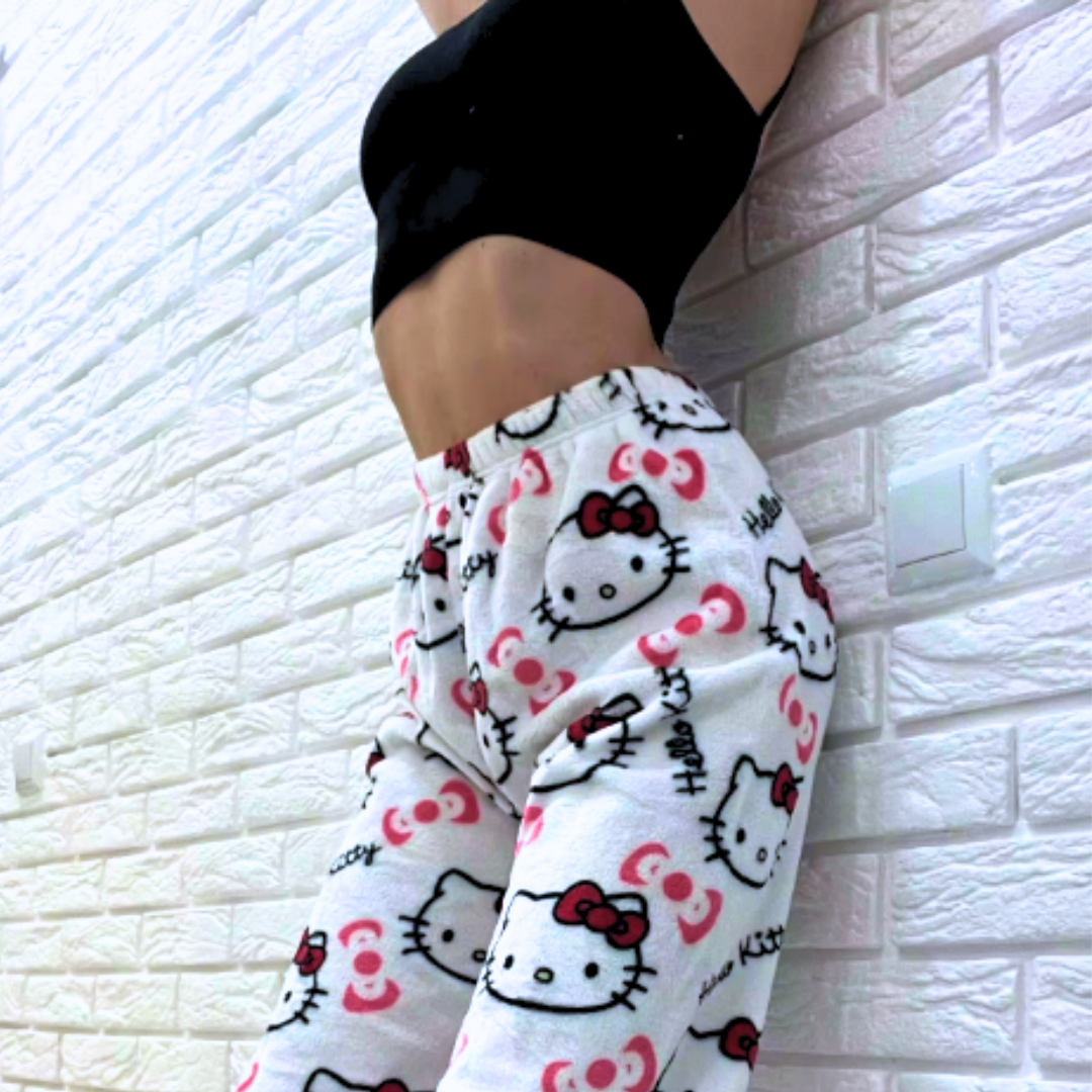 Hello Kitty White Pyjama Pants