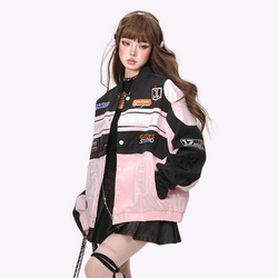 Image of Detachable Racer Varsity Jacket