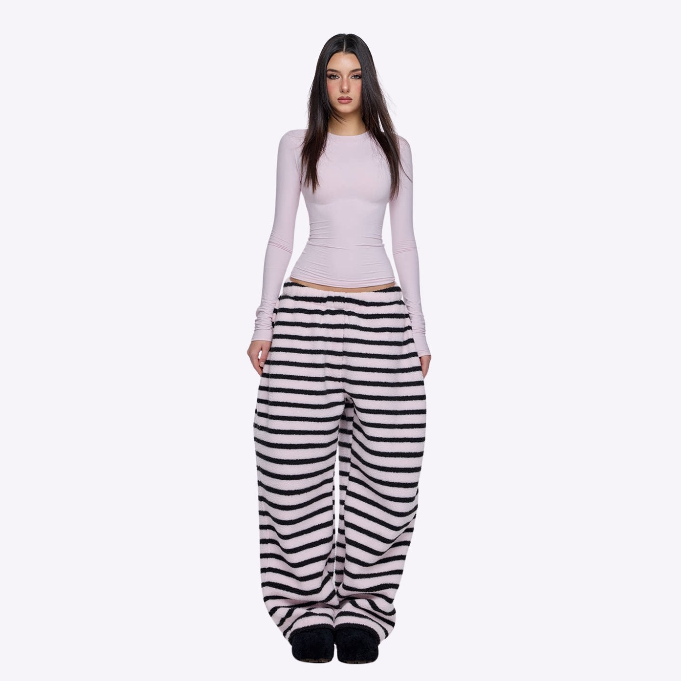Bria Oversized Fleece Pants