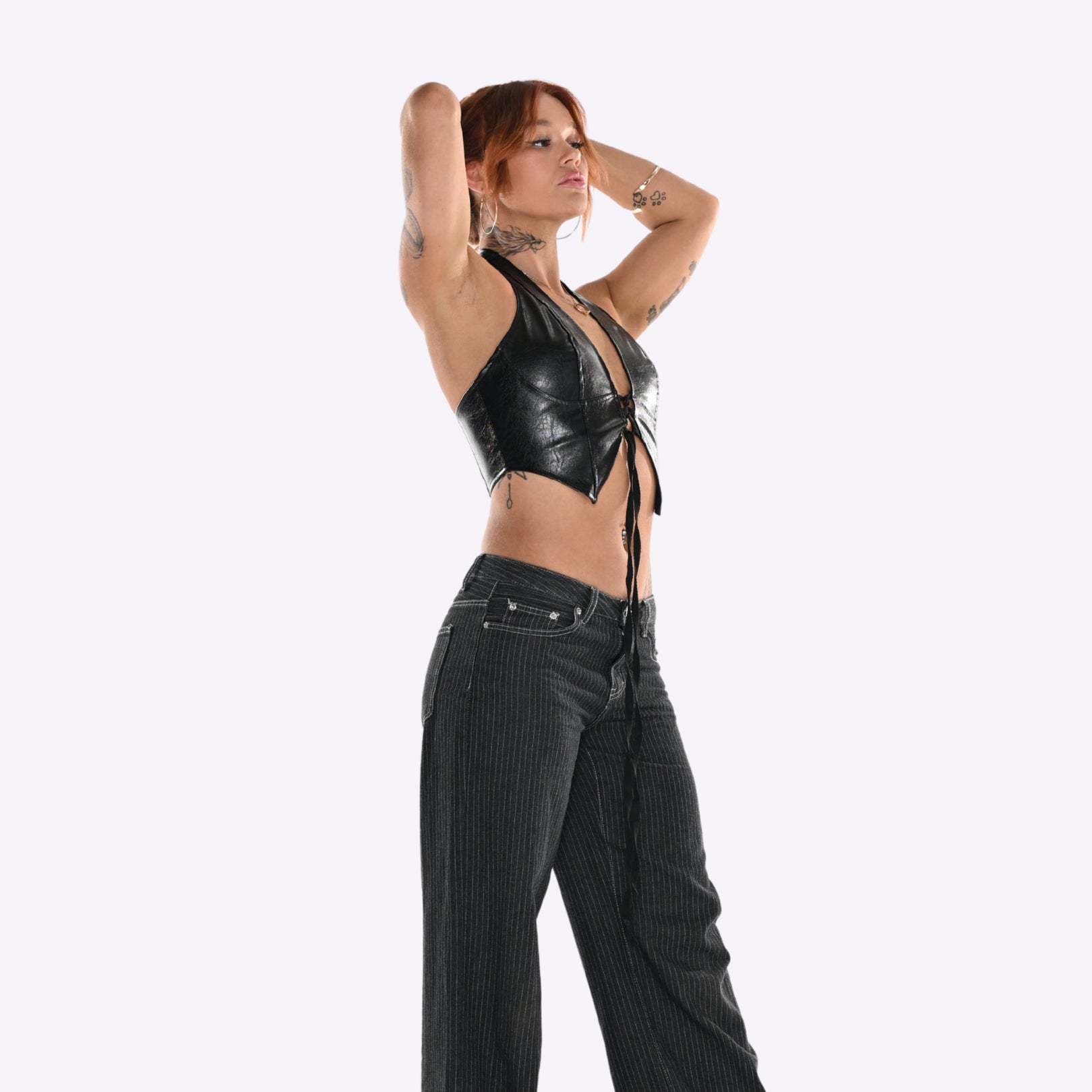 Matsura Lace-Up Halter