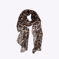 Image of Leopard Print Headscarf