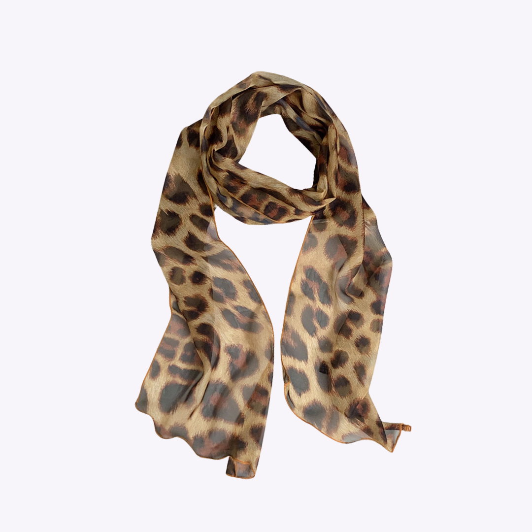 Leopard Print Headscarf