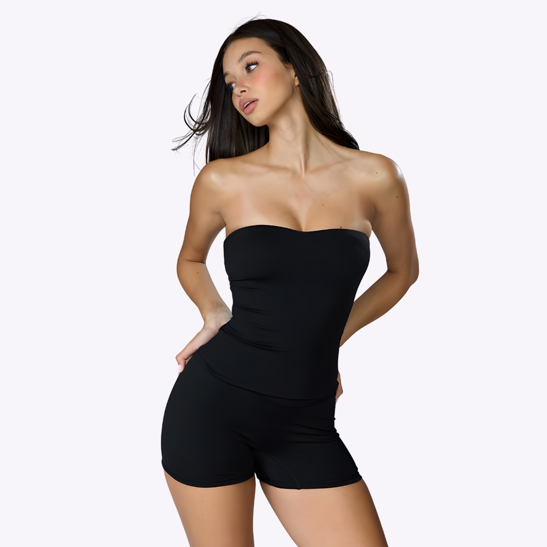 Strapless Waist Clincher Top