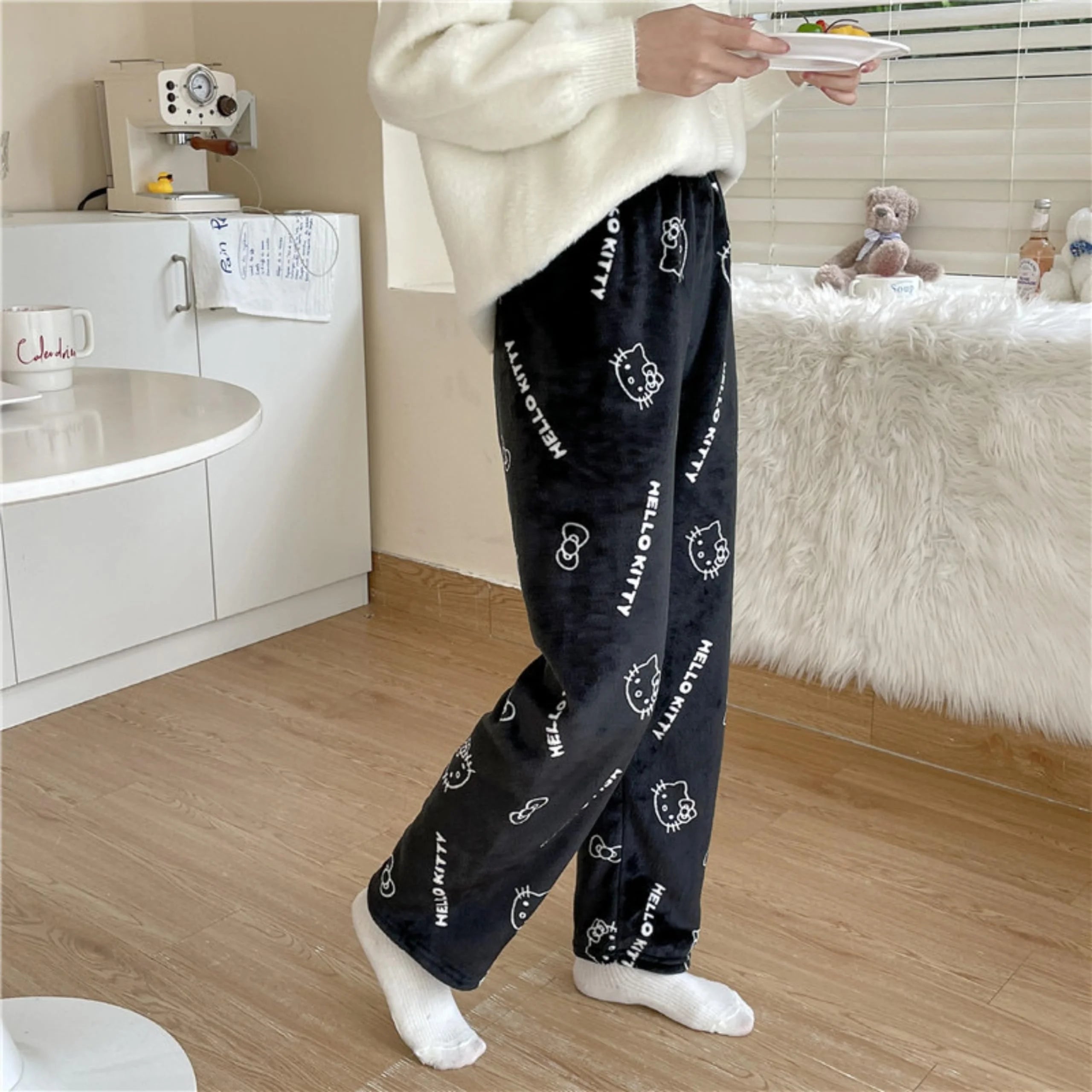 Hello Kitty Black Pyjama Pants