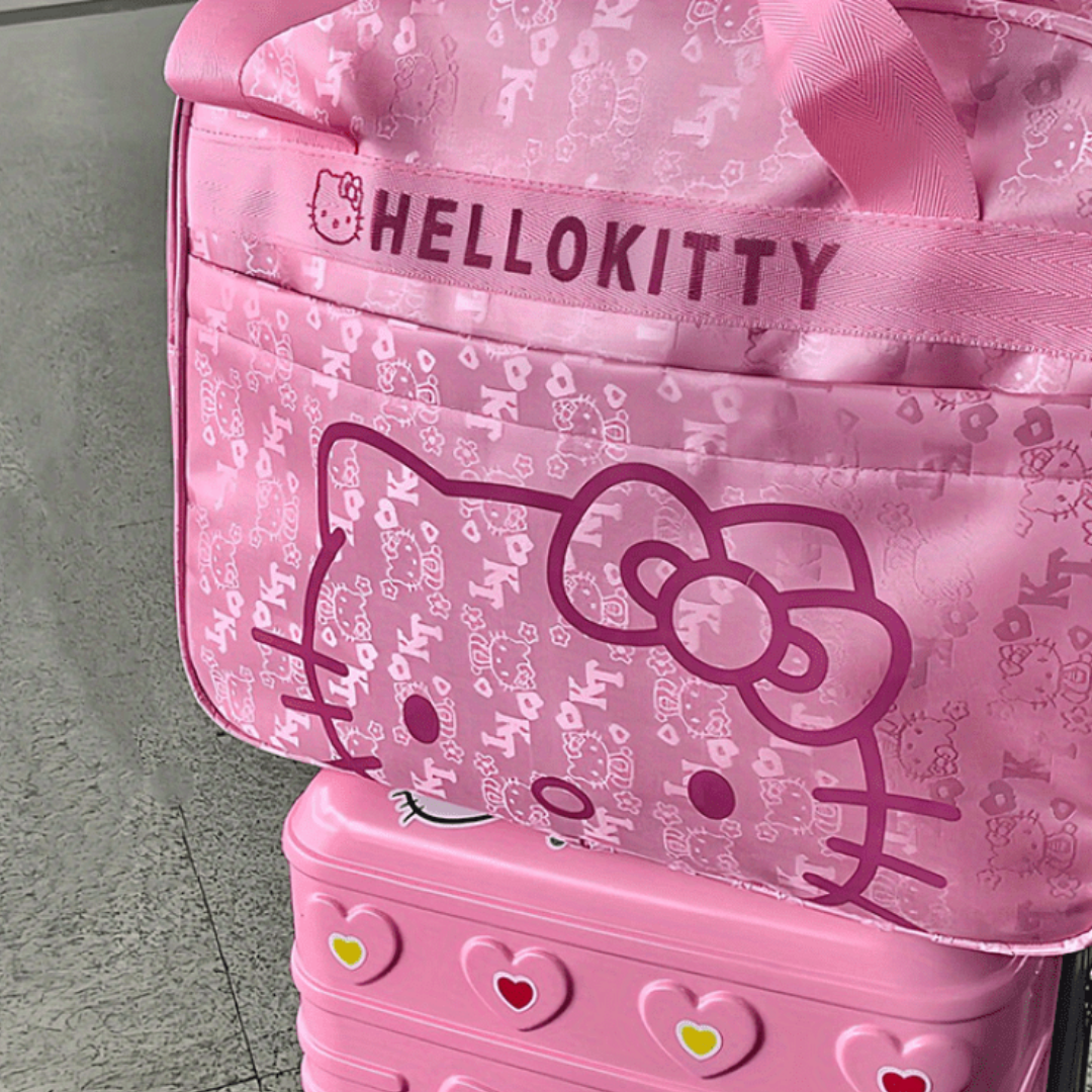 Pink Hello Kitty Travel Bag