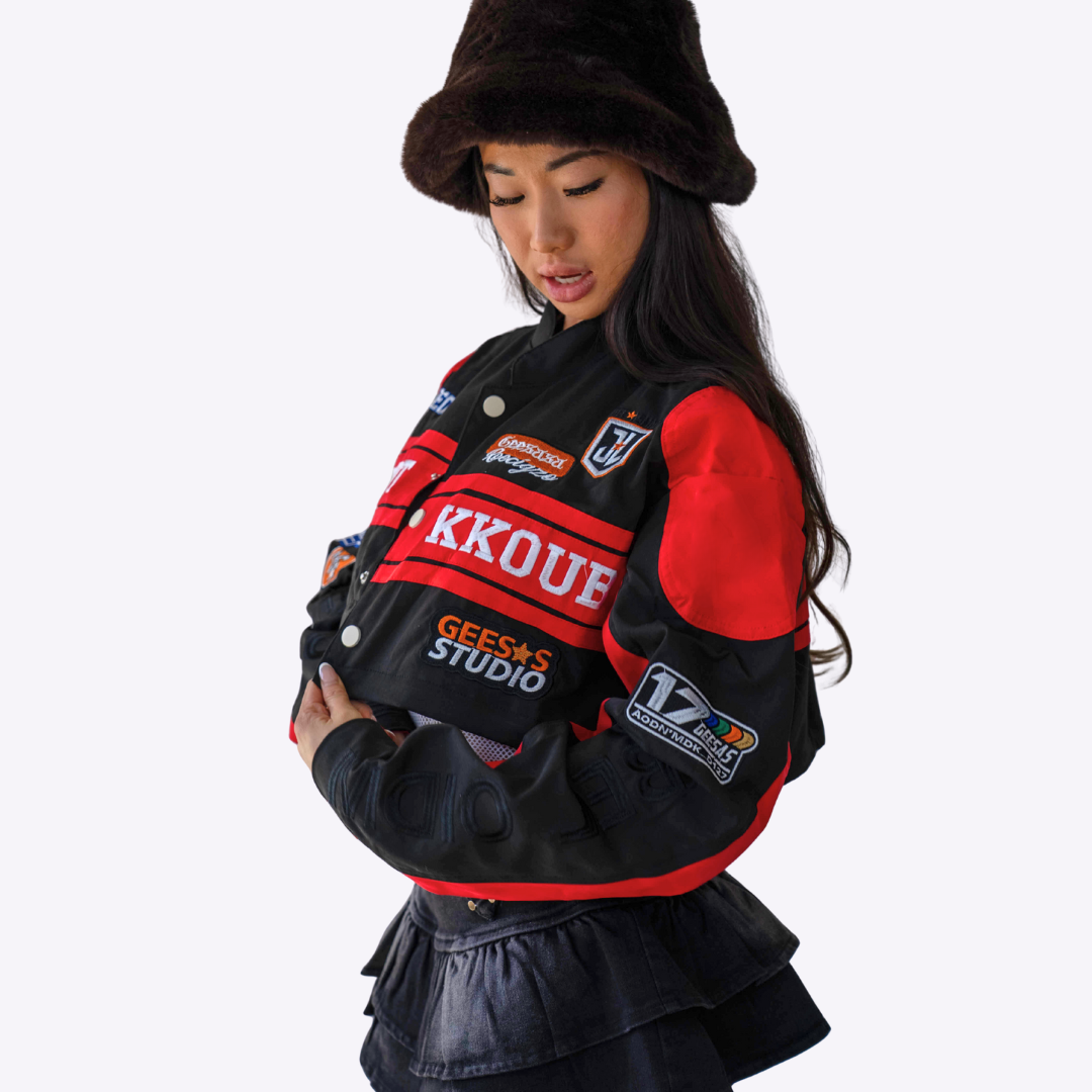 Detachable Varsity Racer Jacket