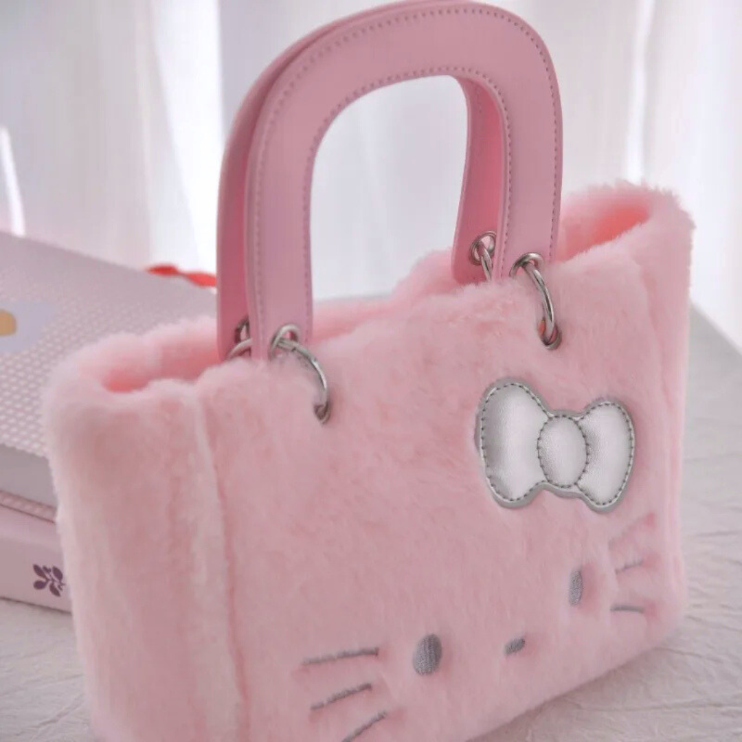 Plush Pink Hello Kitty Handbag