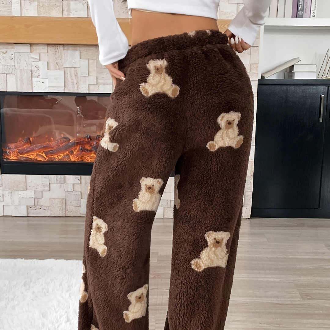 Brown Teddy Bear Pyjama Pants