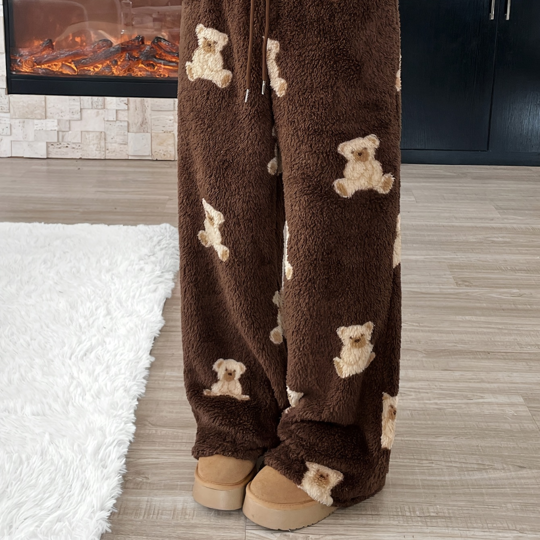 Brown Teddy Bear Pyjama Pants