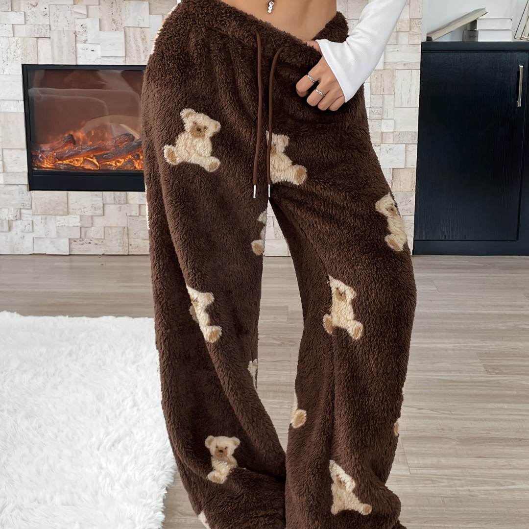 Brown Teddy Bear Pyjama Pants