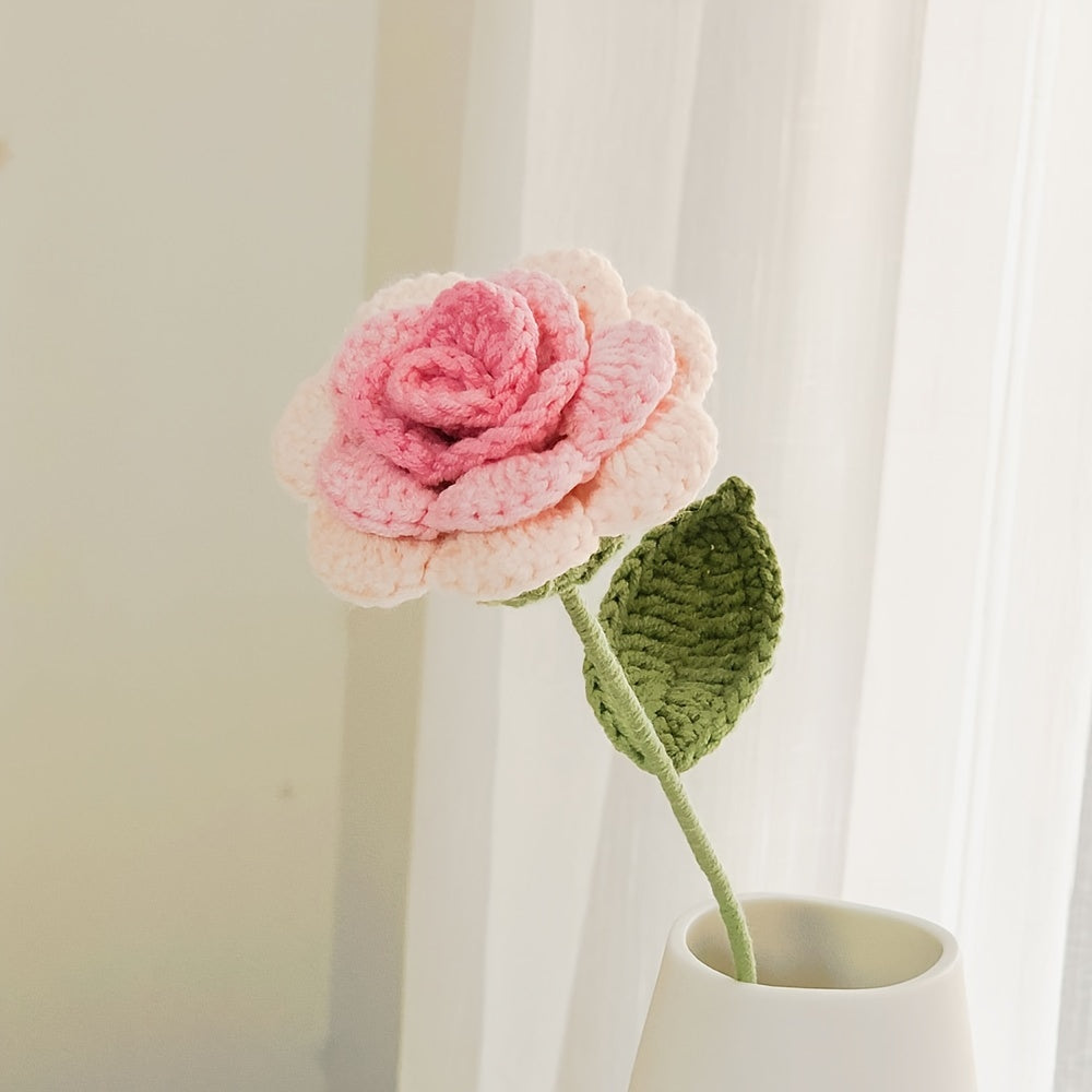 Knitted Rose