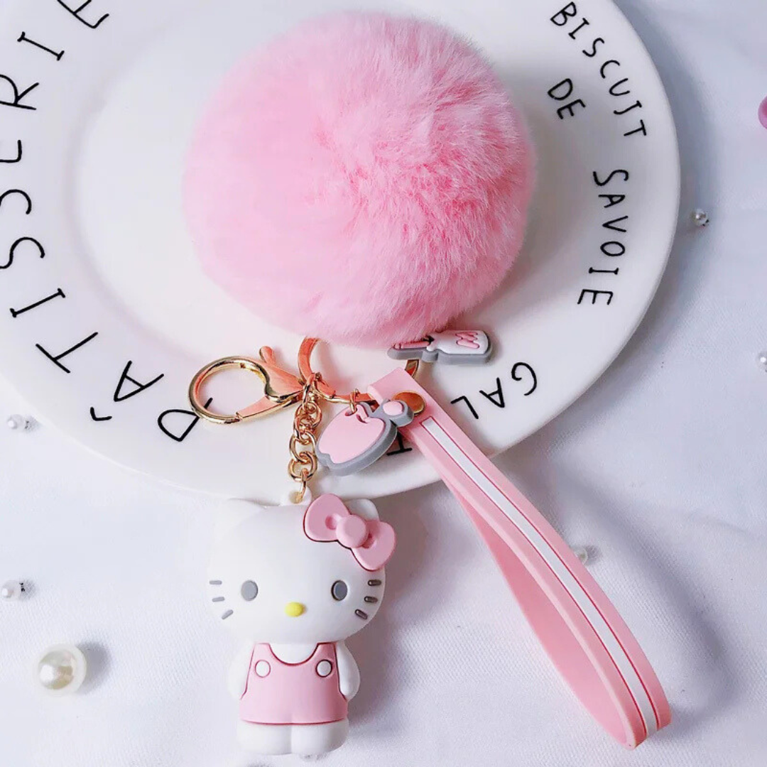 Fluffy Keychain