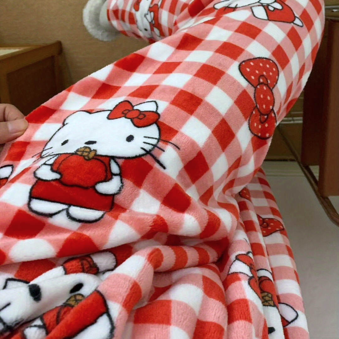 Red Hello Kitty Plaid Pyjama Pants